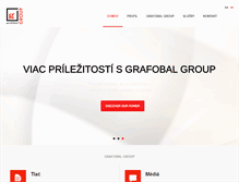 Tablet Screenshot of grafobalgroup.sk